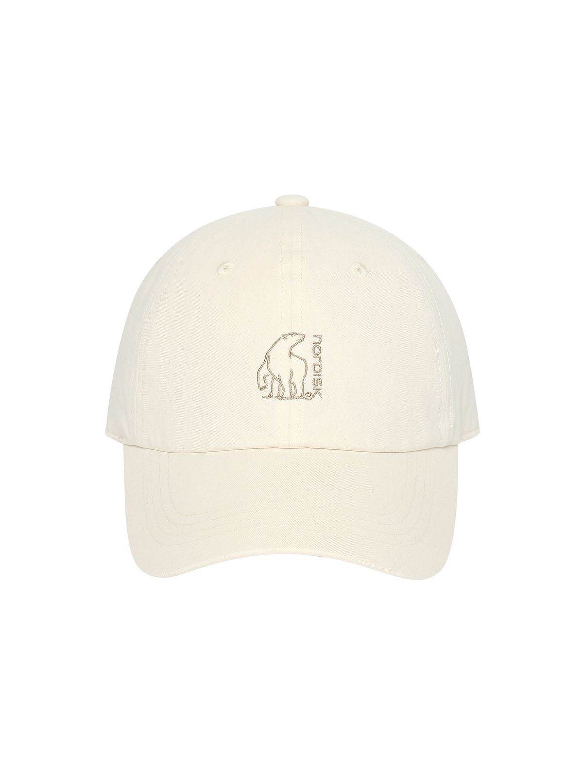 노르디스크(NORDISK) 폴라베어 로고 코튼 볼캡_Off White