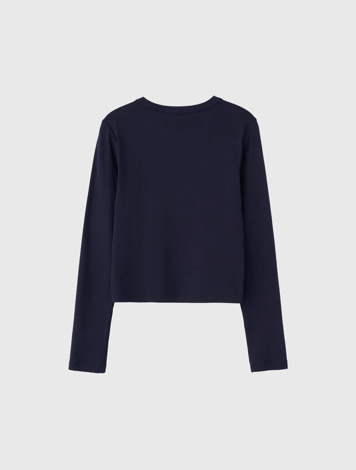 제너럴아이디어(GENERALIDEA) 슬림 크루넥 롱 슬리브 티 [NAVY] / WBE1L01502
