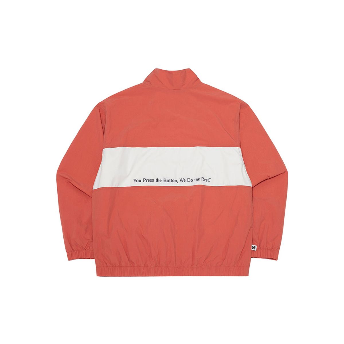 코닥(KODAK) 컬러블럭 우븐 빅로고 안감 자켓 ORANGE