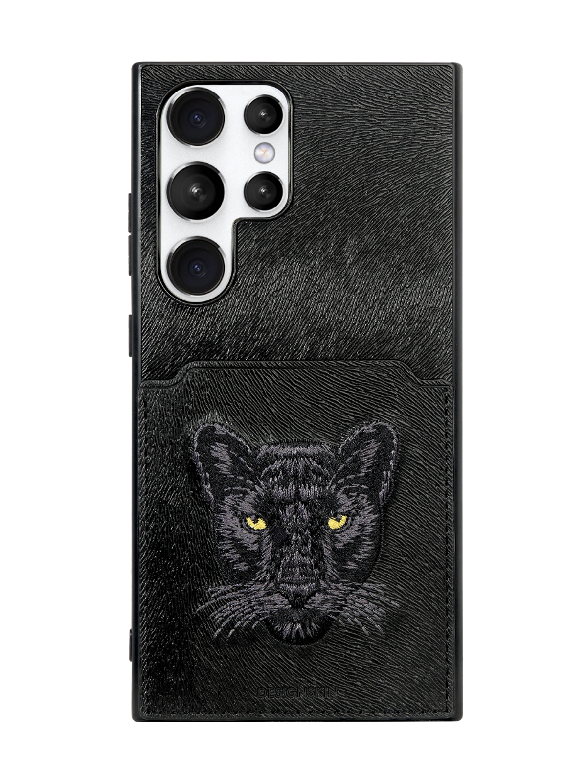 디자인스킨(DESIGNSKIN) 갤럭시S25/울트라 프리미엄 자수 비스트 포켓 케이스