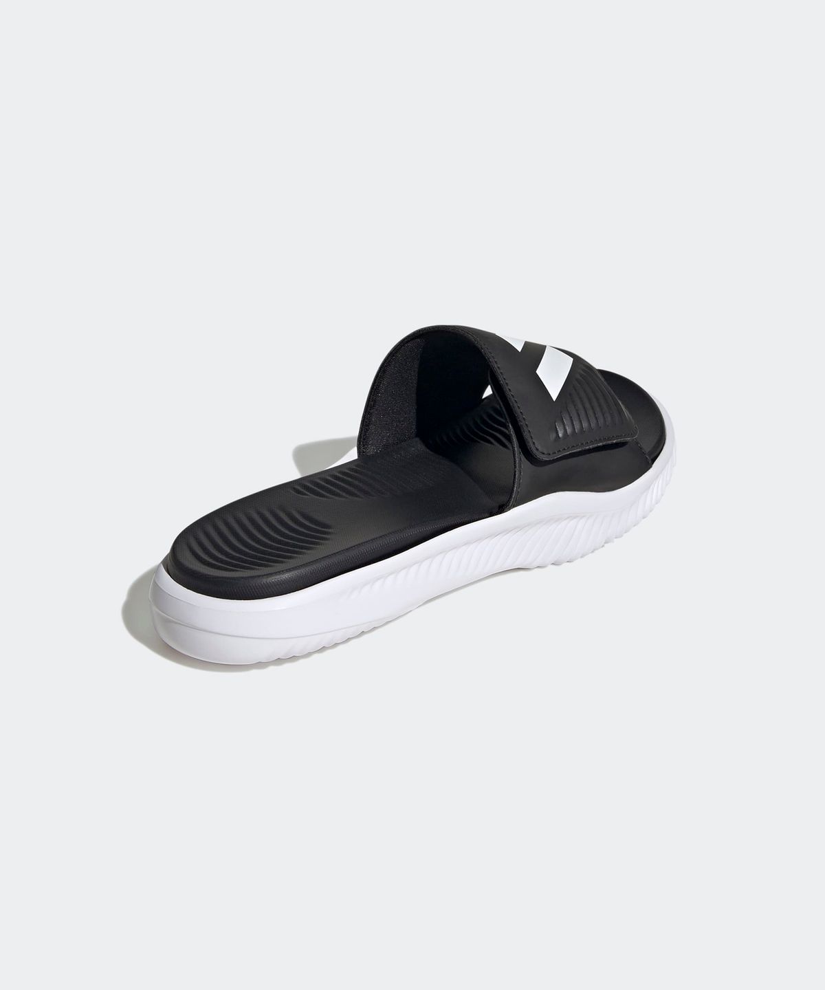 아디다스(ADIDAS) 알파리스폰스 1.0 슬라이드 - 블랙:화이트 / JP5437