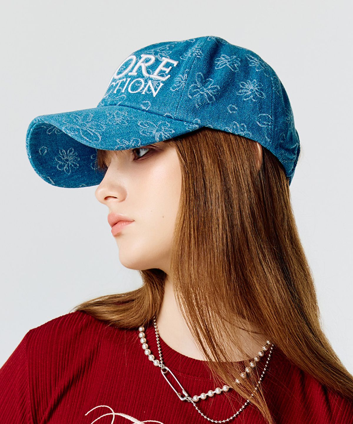 라티젠(LARTIGENT) L15 JADORE BALL CAP(BLUE)