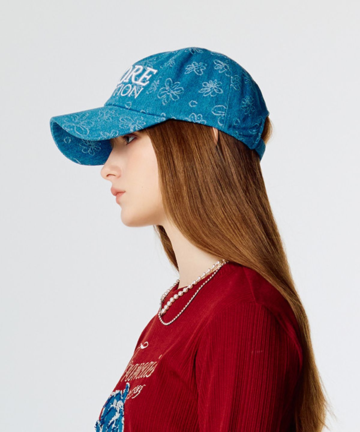 라티젠(LARTIGENT) L15 JADORE BALL CAP(BLUE)