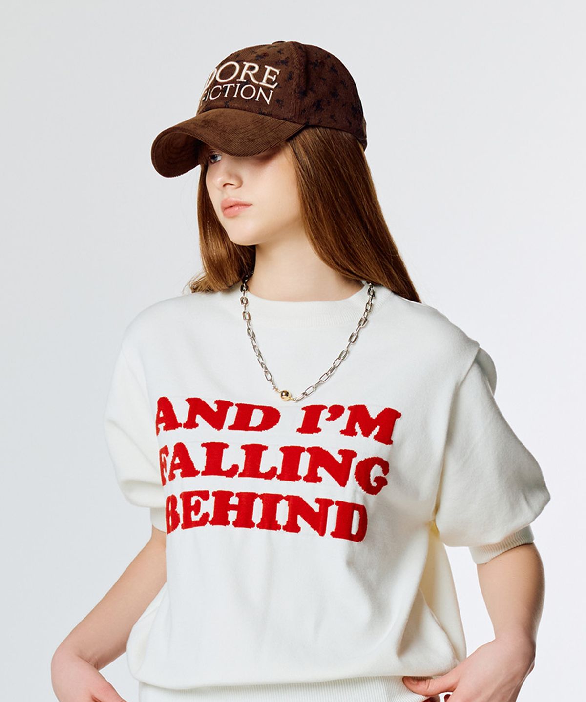 라티젠(LARTIGENT) L15 LETTERING KNIT(WHITE)