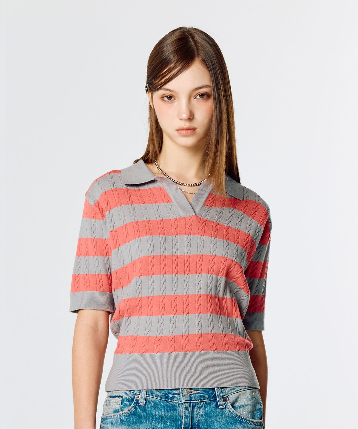 라티젠(LARTIGENT) L15 RUGBY KNIT(GRAY)