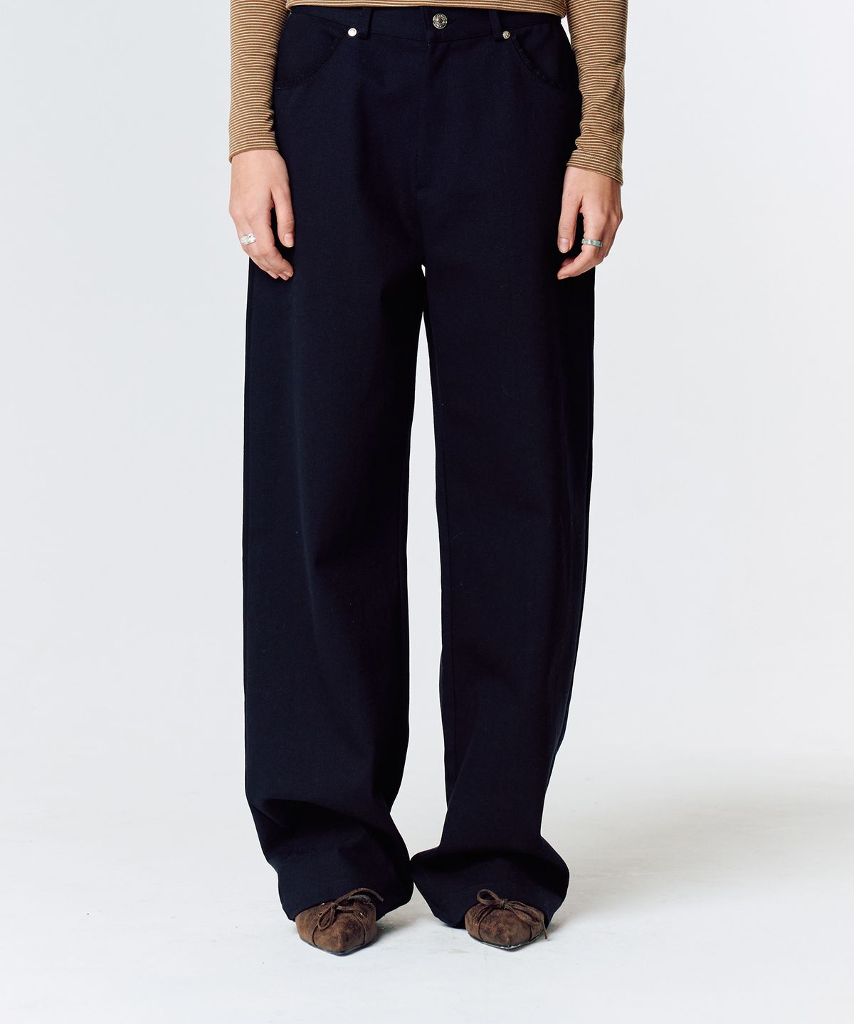라티젠(LARTIGENT) L15 COTTON PANTS(BLACK)