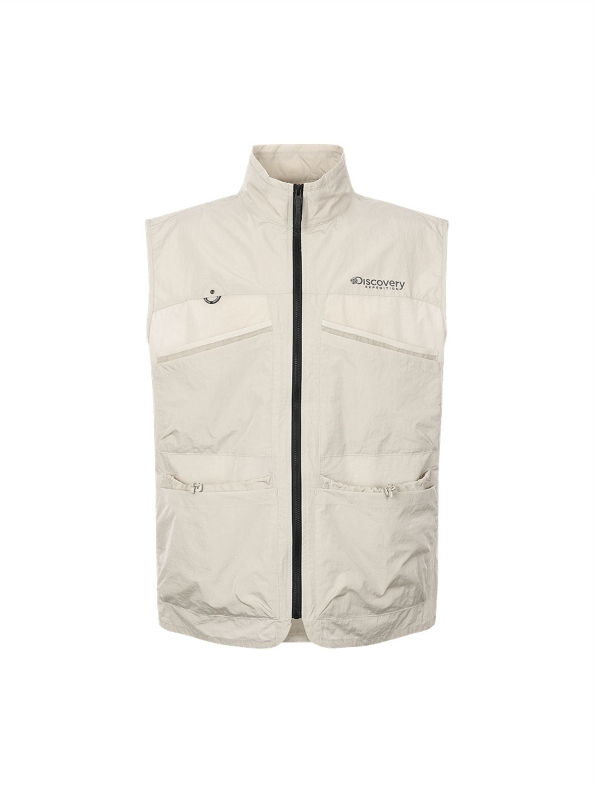 디스커버리 익스페디션(DISCOVERY EXPEDITION) 남성 경량 하이넥 베스트 (D.Skin Beige)