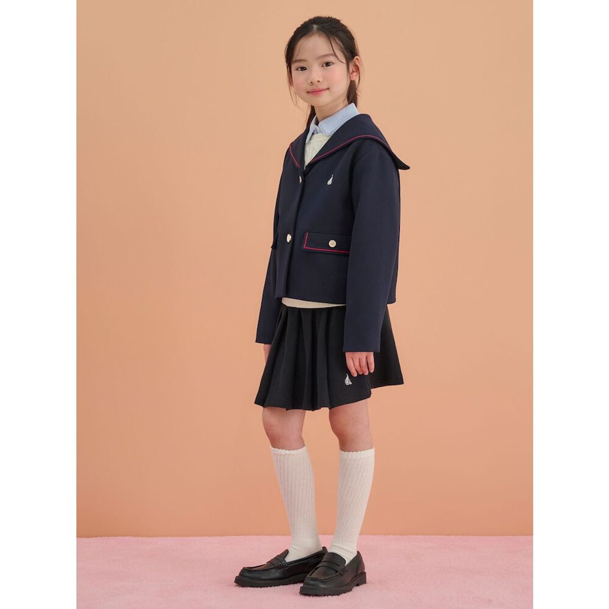 빈폴 키즈(BEANPOLE KIDS) 여아 세일러 재킷  네이비 (BI5111G01R)