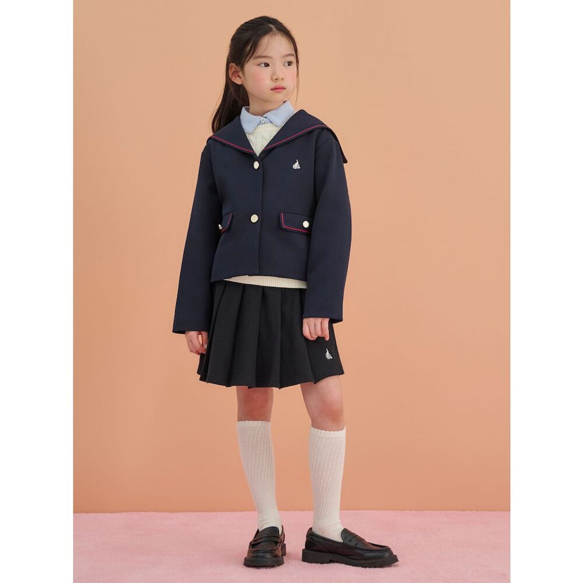 빈폴 키즈(BEANPOLE KIDS) 여아 세일러 재킷  네이비 (BI5111G01R)