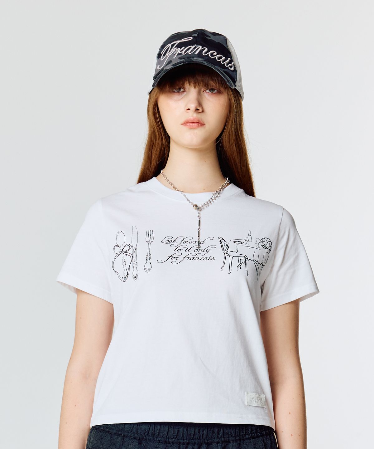 라티젠(LARTIGENT) L15 PARTY T-SHIRT(WHITE)