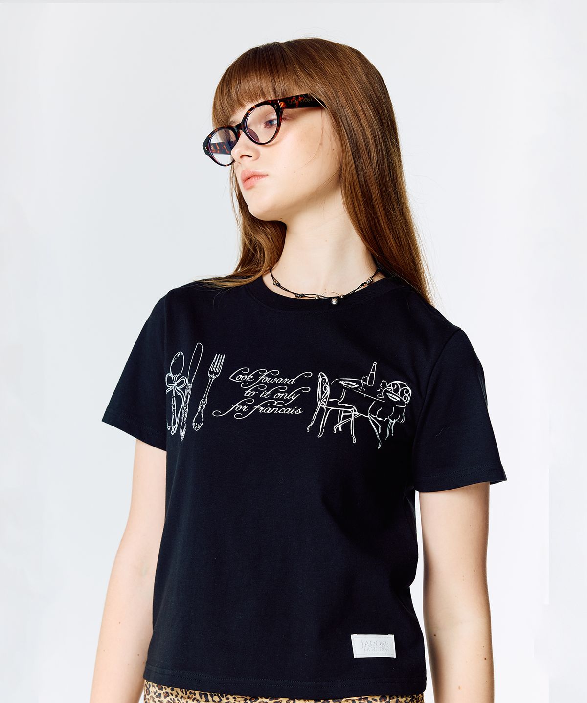 라티젠(LARTIGENT) L15 PARTY T-SHIRT(BLACK)