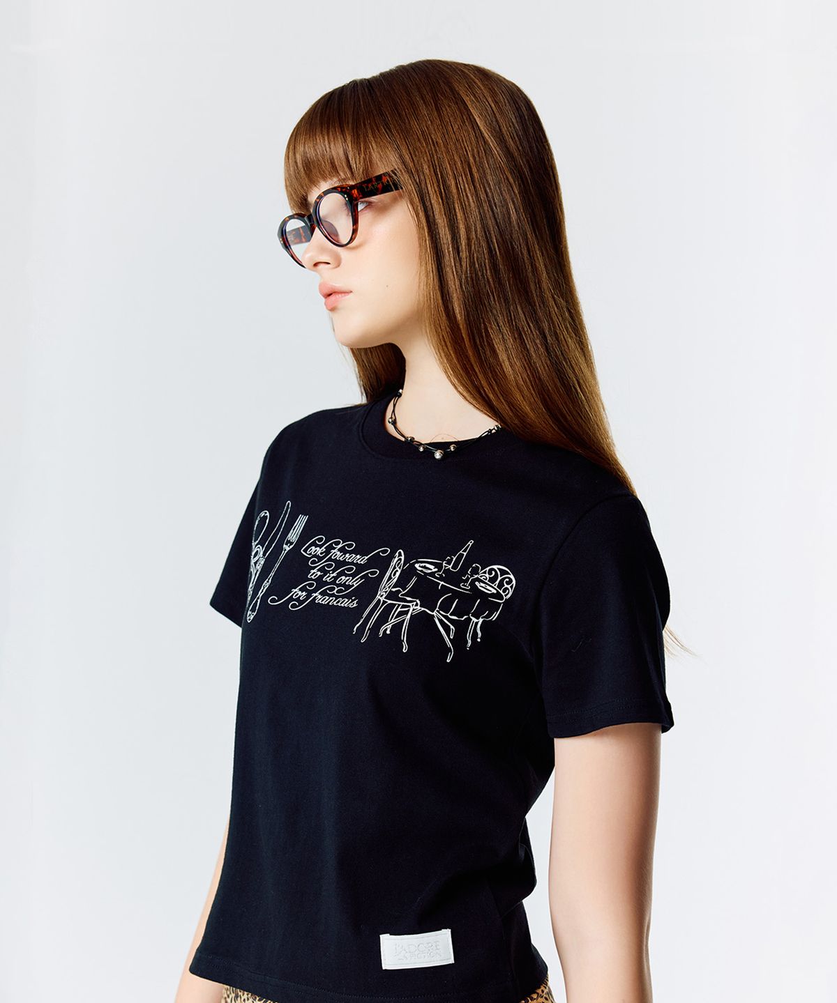 라티젠(LARTIGENT) L15 PARTY T-SHIRT(BLACK)