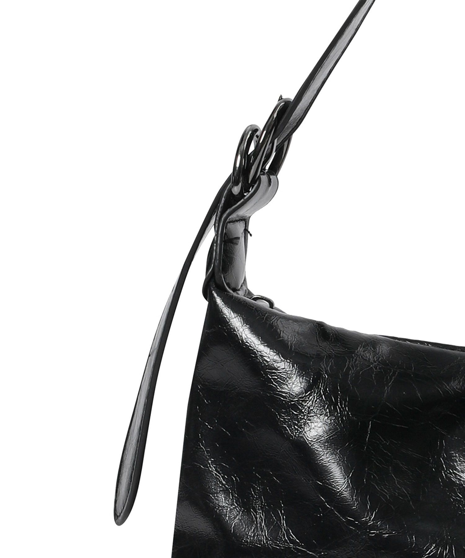 【MUCENT】 KAEZ DOUBLE LINE EYELET LEATHER SHOULDER BAG MUSINSA | MUCENT [Pouch Gift] Cats Double Line Eyelet
