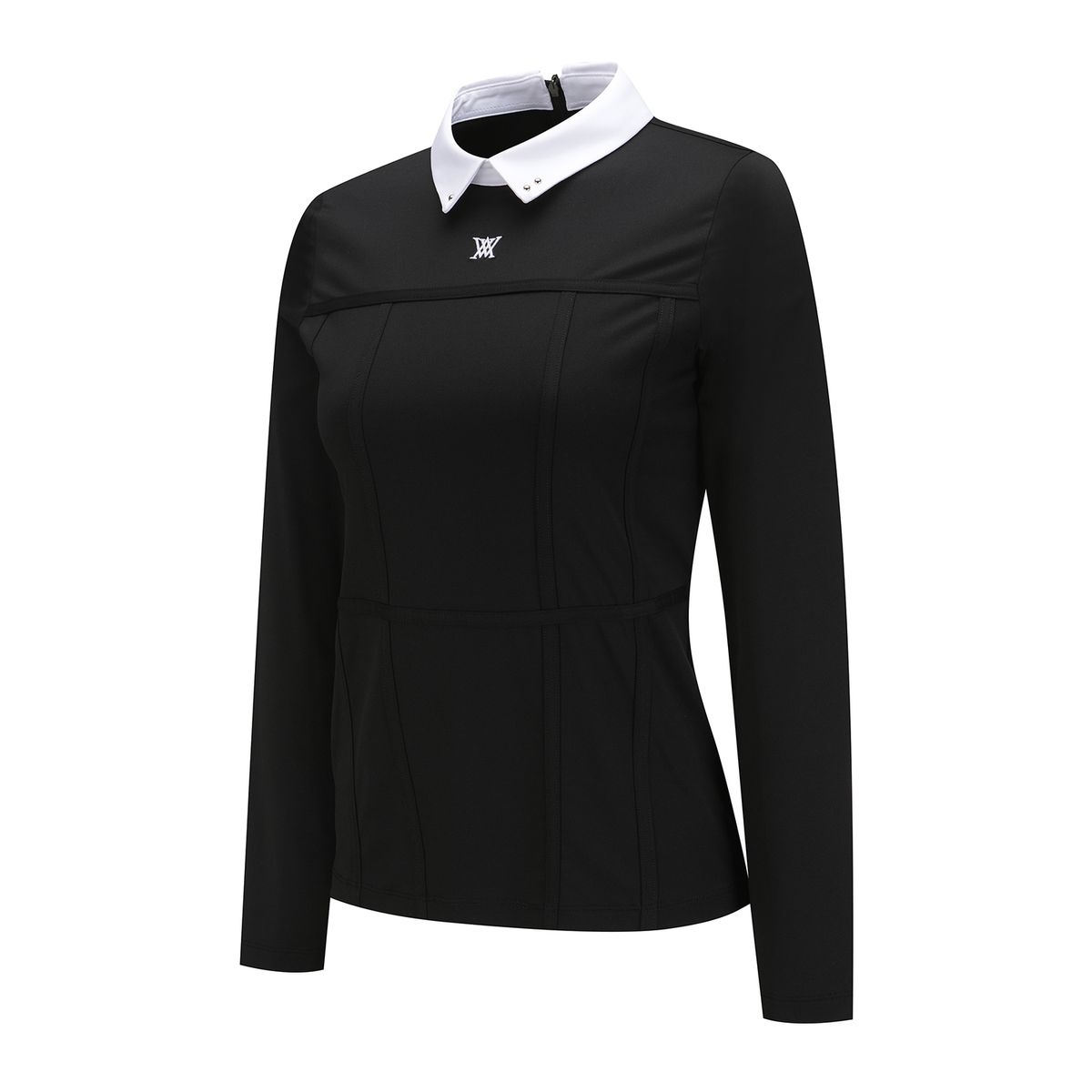 어뉴골프(ANEW GOLF) WOMEN SP NEW SILHOUETTE LONG T-SHIRT_BK