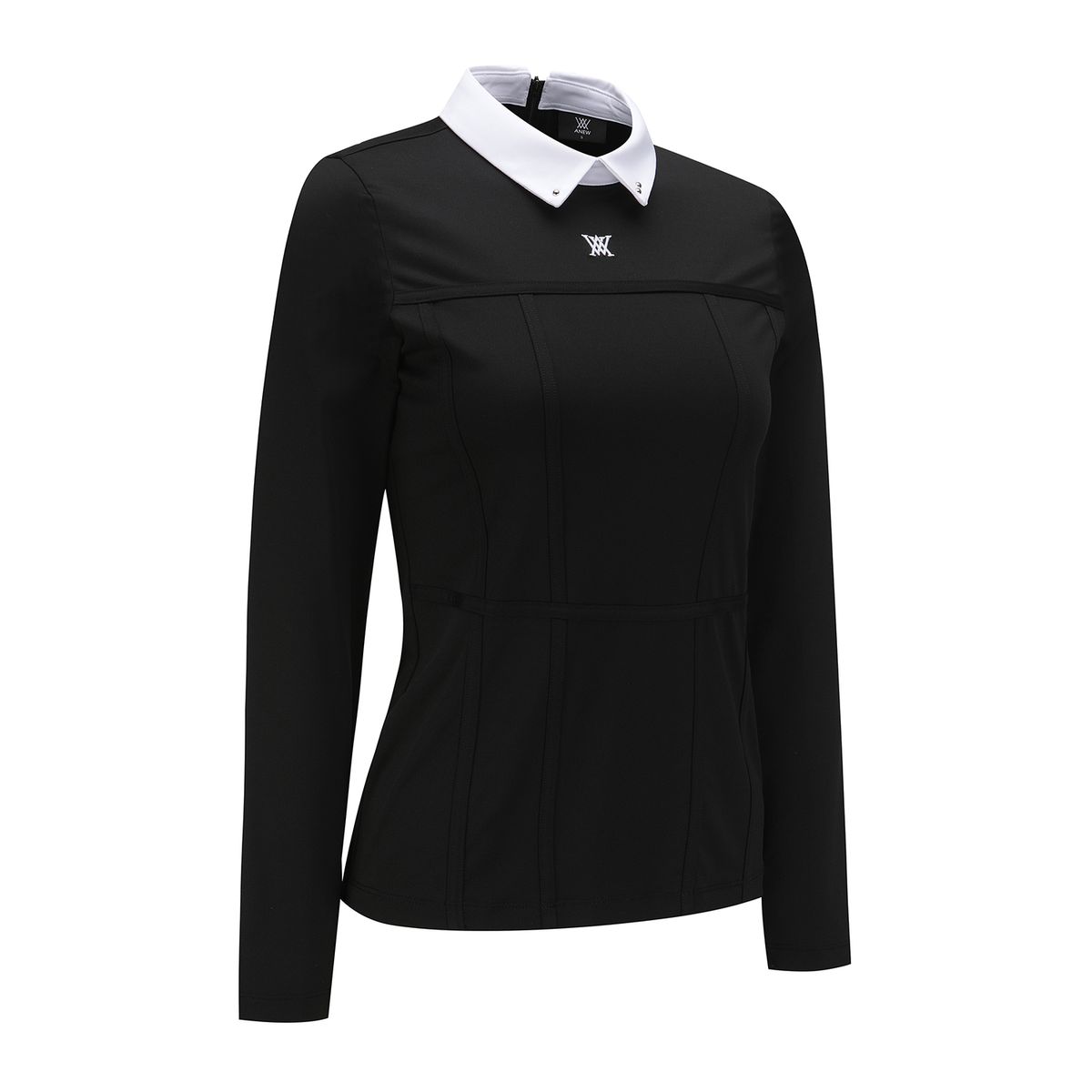 어뉴골프(ANEW GOLF) WOMEN SP NEW SILHOUETTE LONG T-SHIRT_BK