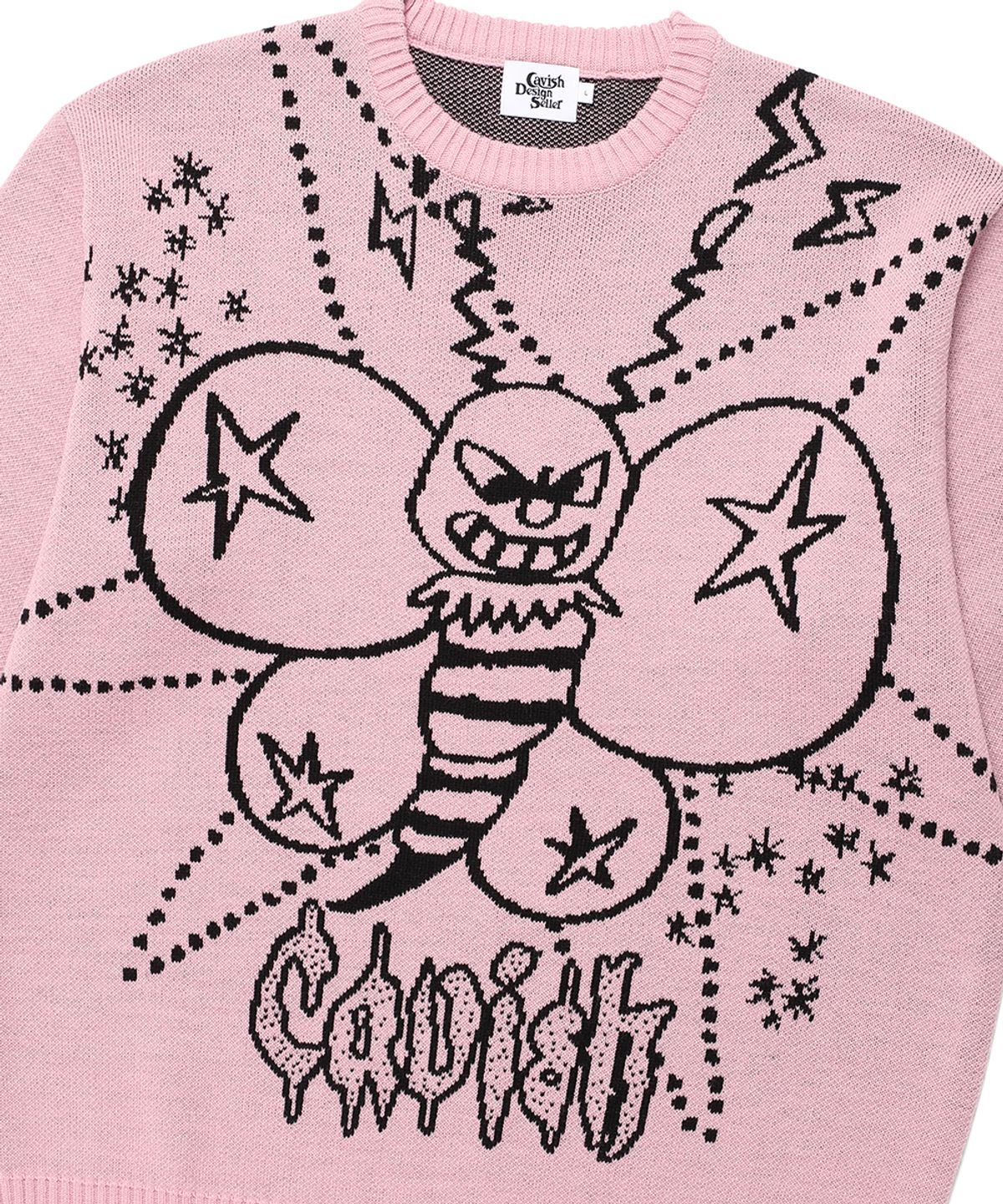 카비시(CAVISH) HONEY BEE KNIT SWEATER PINK(CV2FSUK600A)