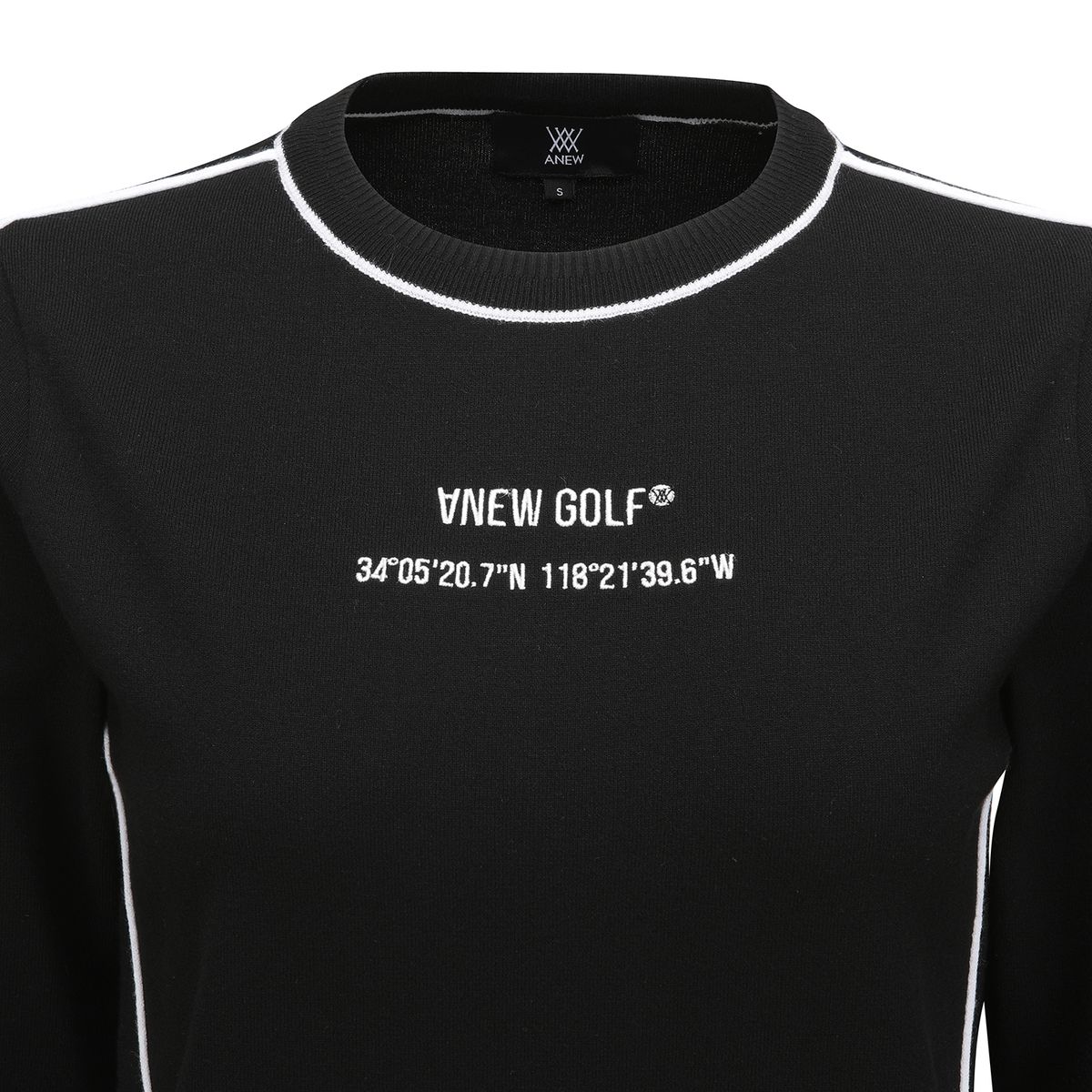 어뉴골프(ANEW GOLF) WOMEN SP ESSENTIAL SWEATER_BK