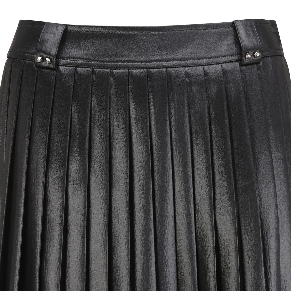어뉴골프(ANEW GOLF) WOMEN SP LEATHER LIKE PLEATED SKIRT_BK