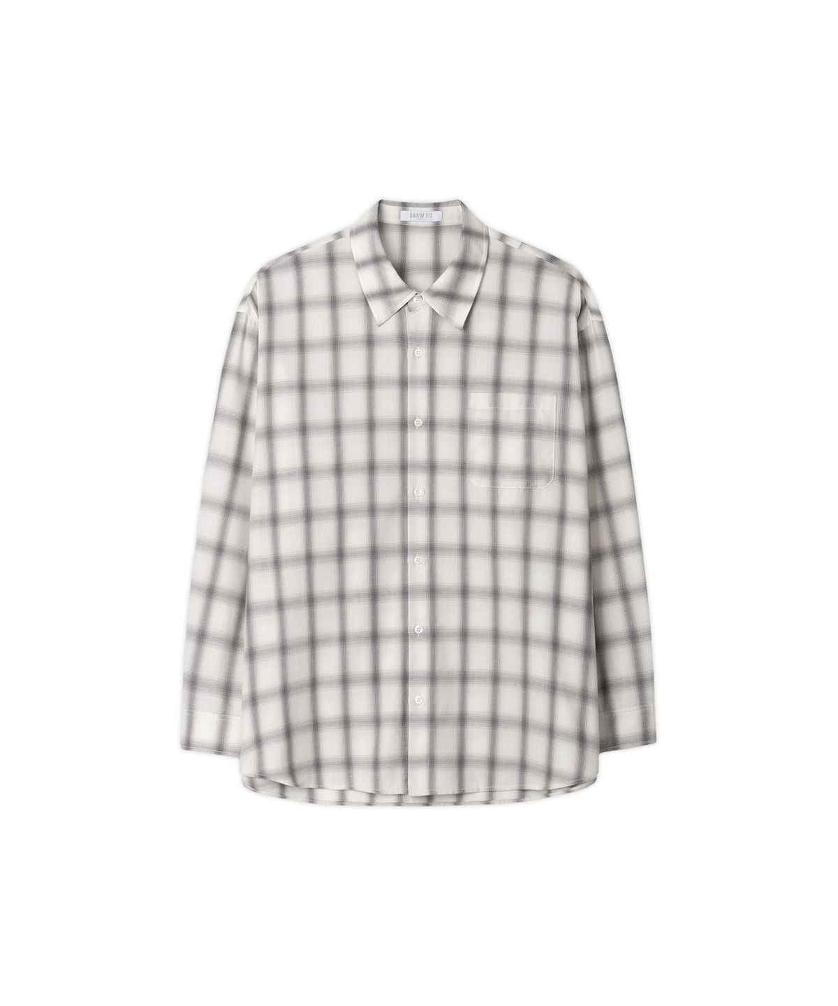 드로우핏(DRAW FIT) 세인츠 옴브레 체크 셔츠 [BLUE]