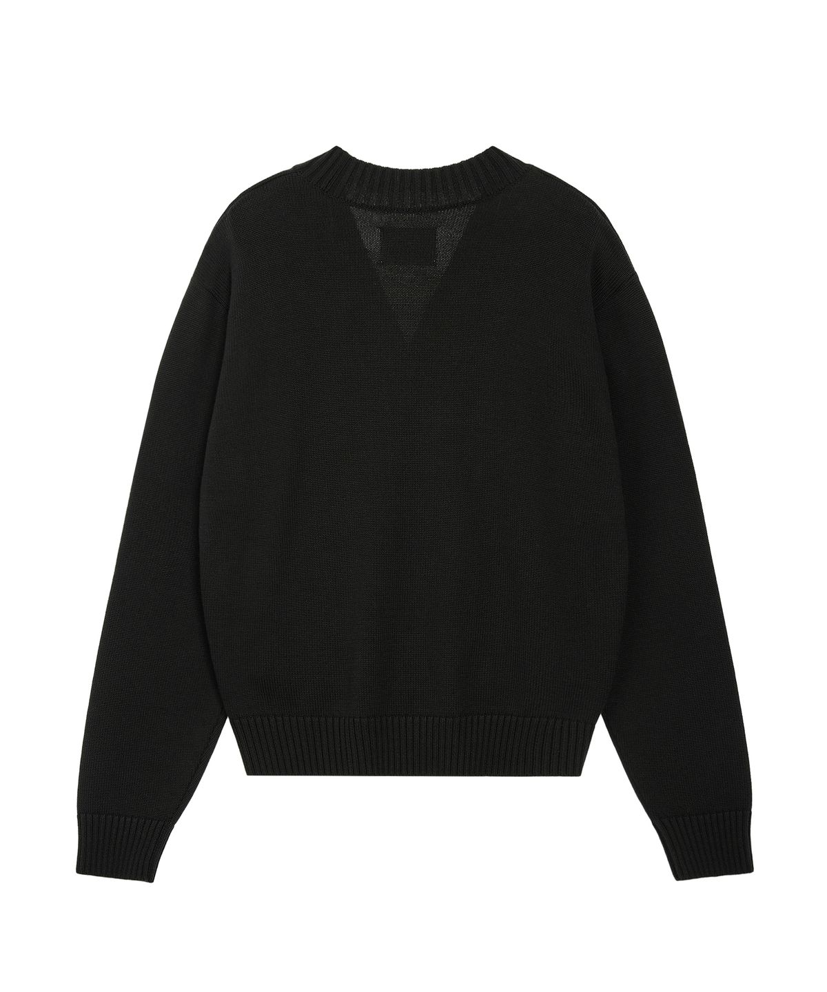 레스트앤레크레이션(REST&RECREATION) V-NECK KNIT CARDIGAN - BLACK