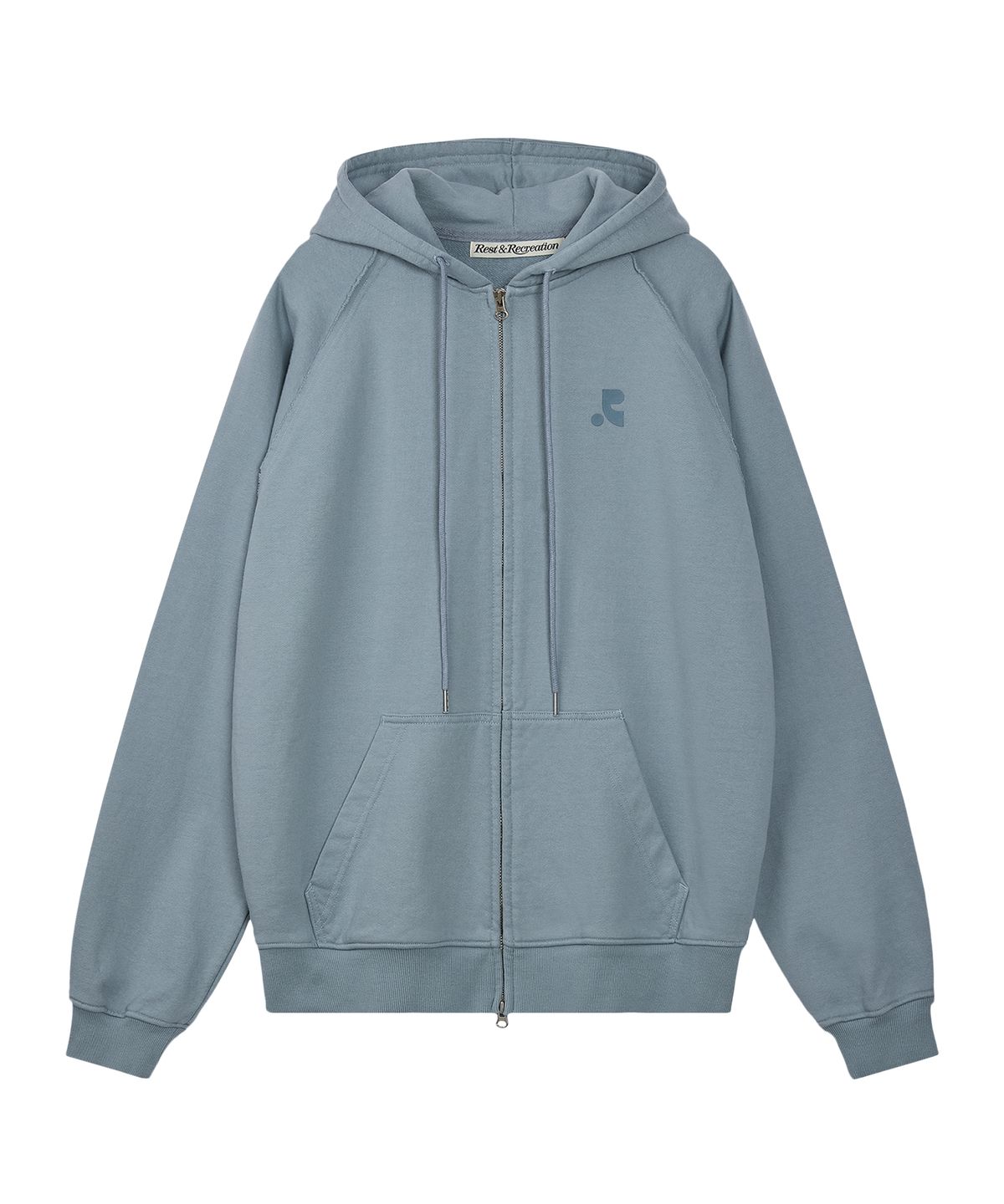 레스트앤레크레이션(REST&RECREATION) RS ZIP-UP HOODIE - SKY BLUE