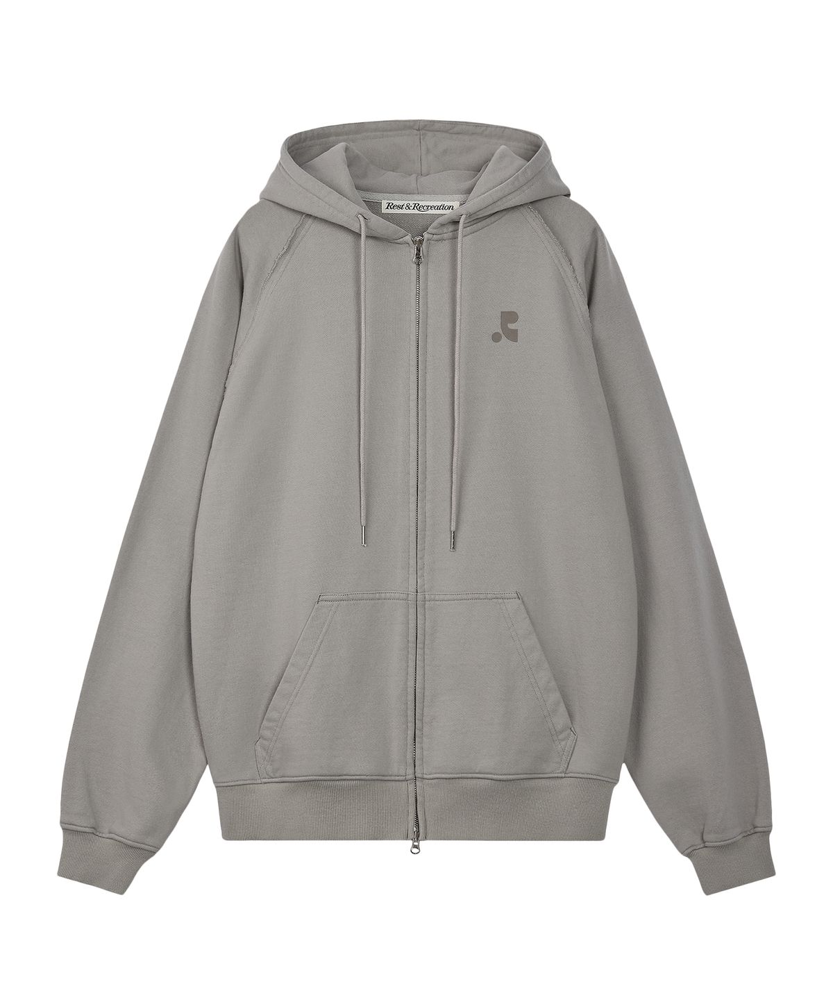 레스트앤레크레이션(REST&RECREATION) RS ZIP-UP HOODIE - GREY