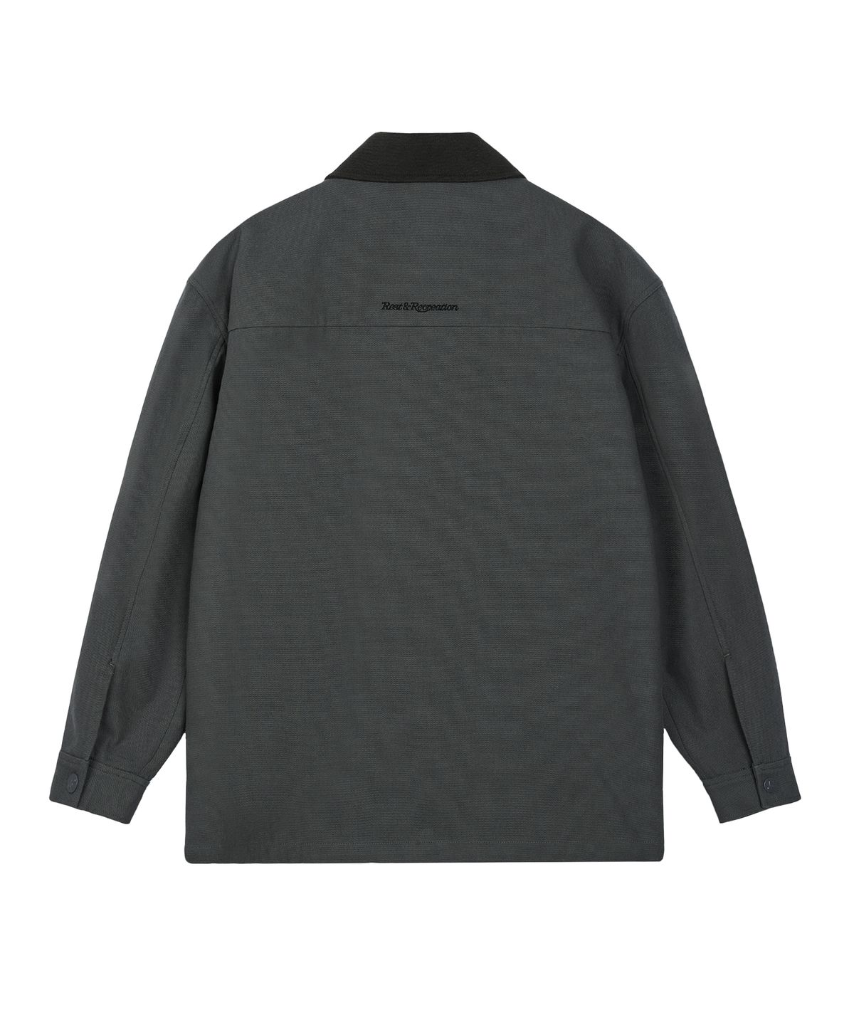 레스트앤레크레이션(REST&RECREATION) COTTON WORK JACKET - CHARCOAL