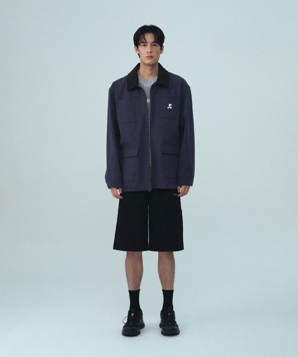 레스트앤레크레이션(REST&RECREATION) COTTON WORK JACKET - NAVY