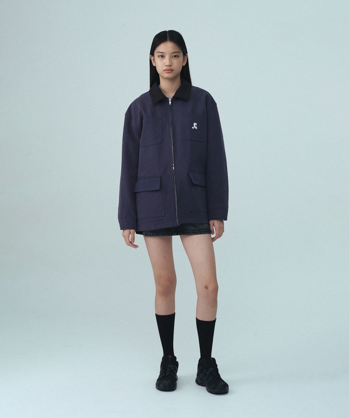 레스트앤레크레이션(REST&RECREATION) COTTON WORK JACKET - NAVY