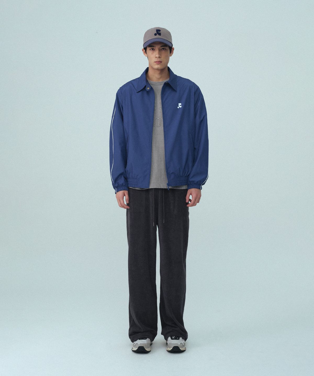 레스트앤레크레이션(REST&RECREATION) OVERSIZED COLLAR JACKET - BLUE