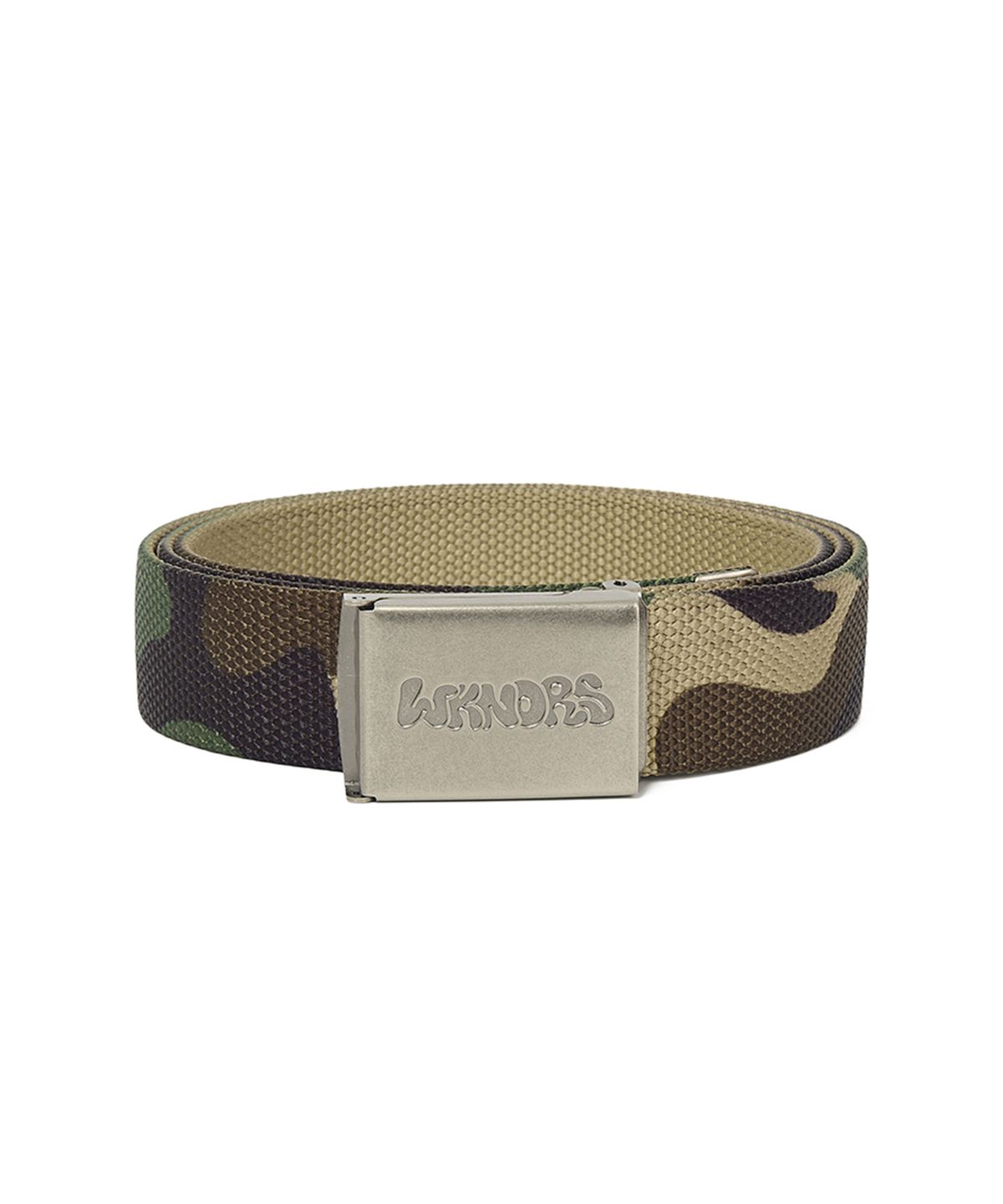위캔더스(WKNDRS) GRAFFITI LOGO BELT (CAMO)