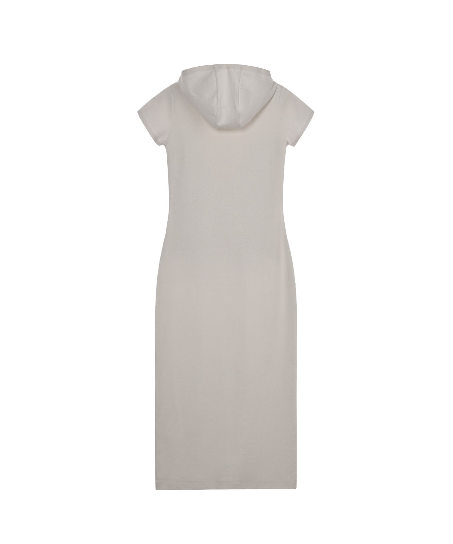 MUSINSA | REST&RECREATION HOOD MAXI DRESS - LIGHT BEIGE