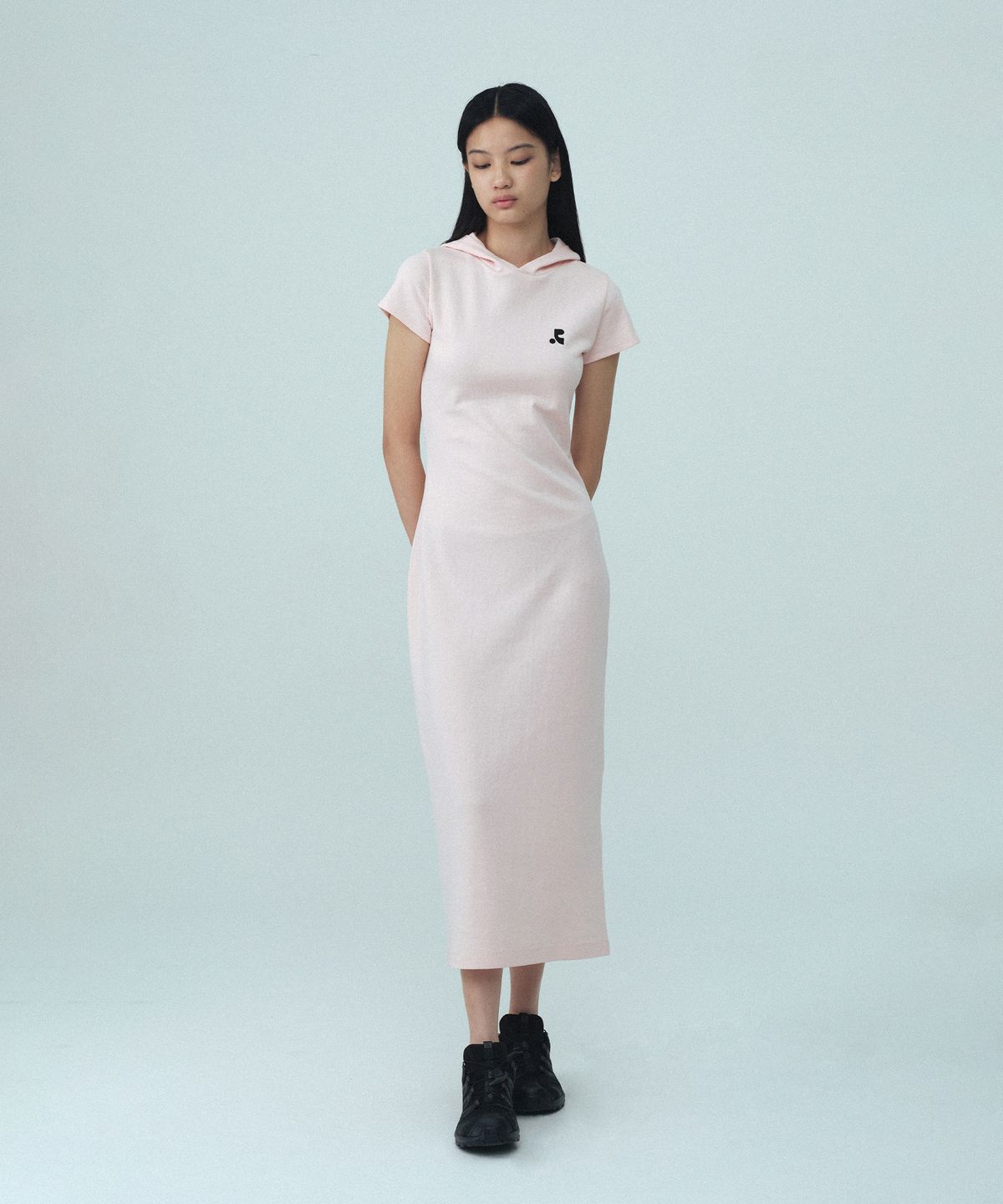 레스트앤레크레이션(REST&RECREATION) HOOD MAXI DRESS - PINK