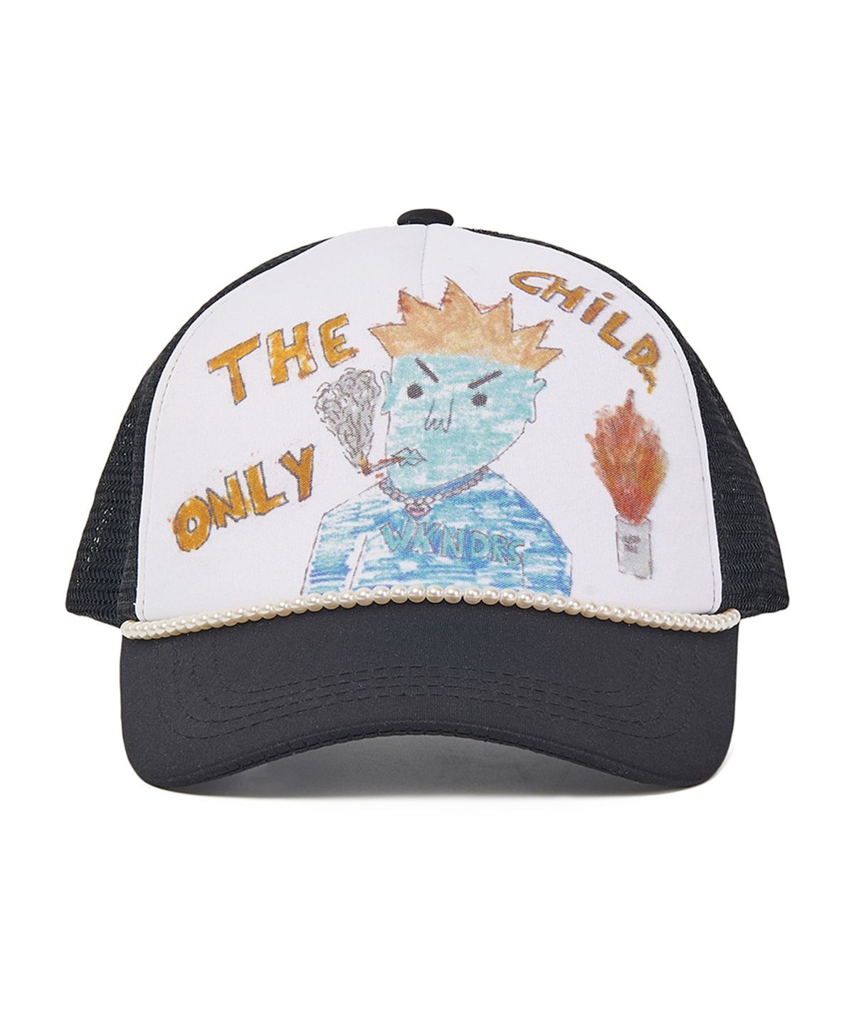 위캔더스(WKNDRS) CHILD TRUCKER CAP (BLACK)