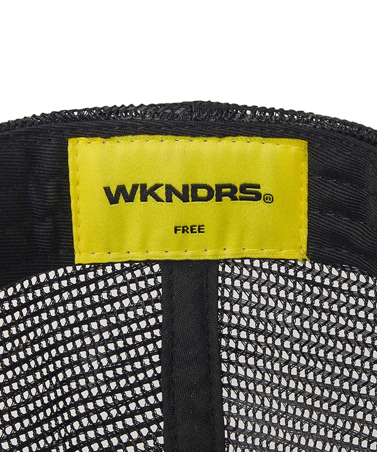 위캔더스(WKNDRS) CHILD TRUCKER CAP (BLACK)