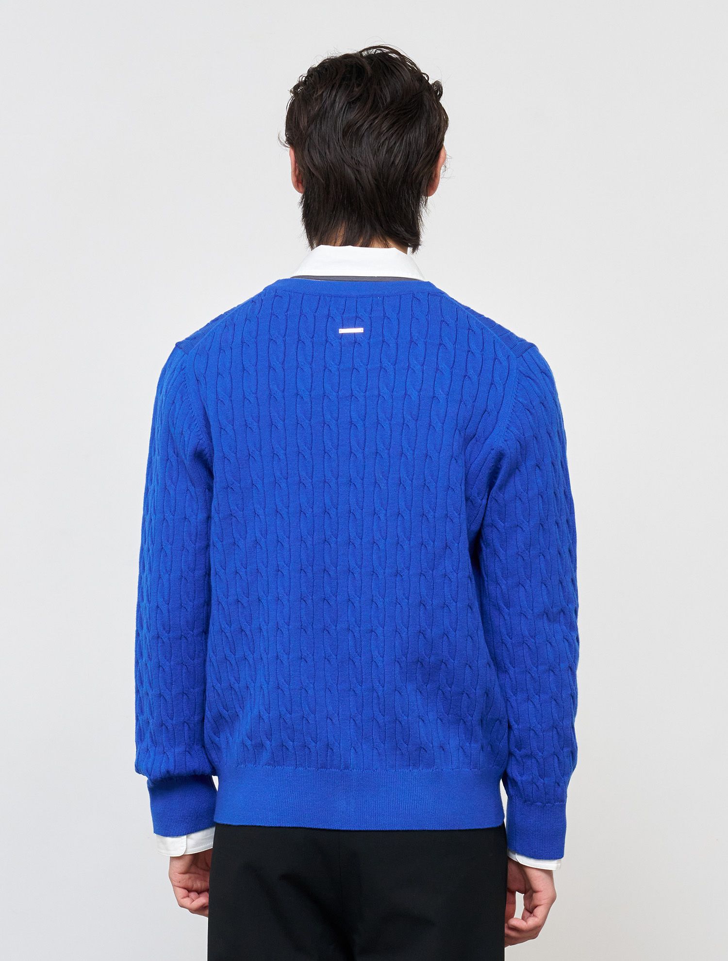 MUSINSA | GENERAL IDEA MAN Essential Minimal Cable V-Neck