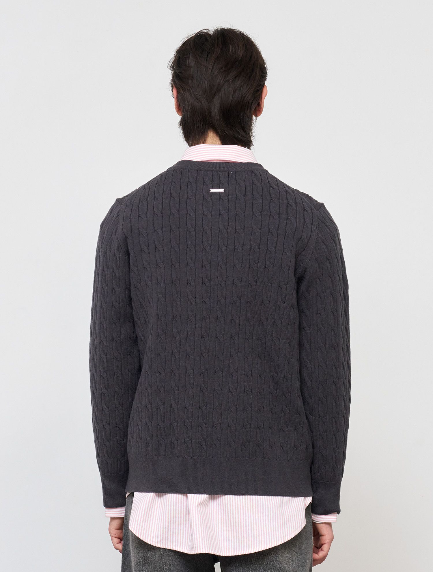 ★GENERAL IDEA★ MAN Essential Minimal Cable V-Neck Cardigan MUSINSA | GENERAL IDEA MAN Essential Minimal Cable V-Neck