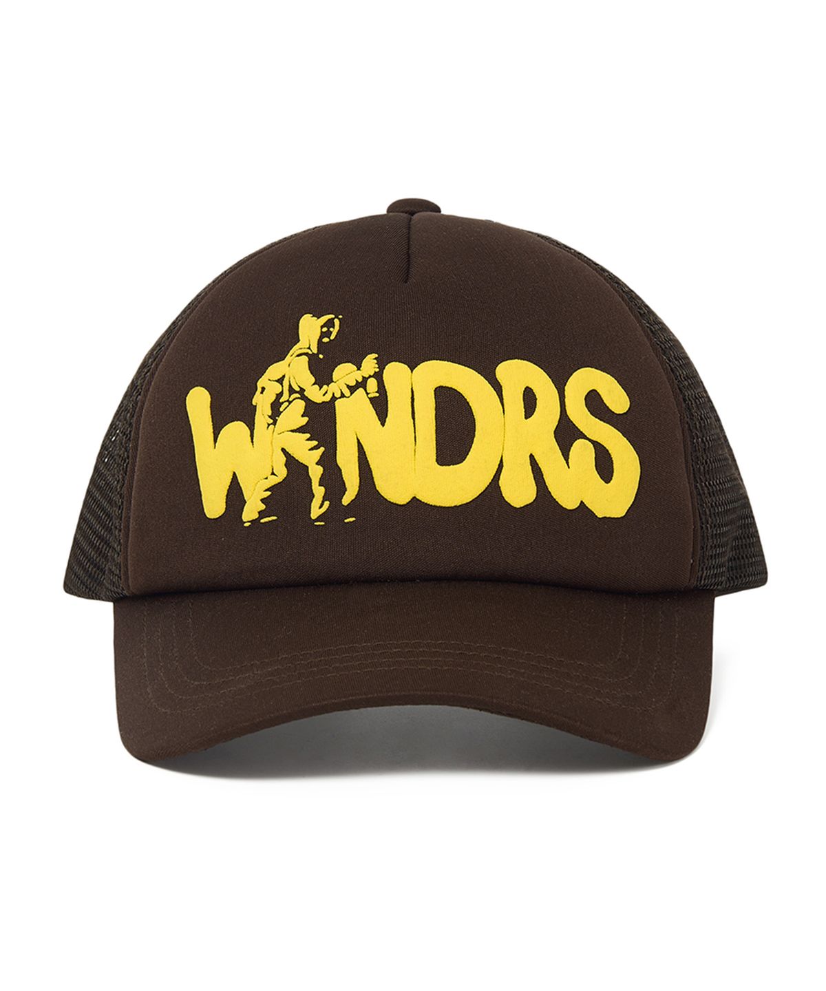 위캔더스(WKNDRS) SPRAY TRUCKER CAP (BROWN)
