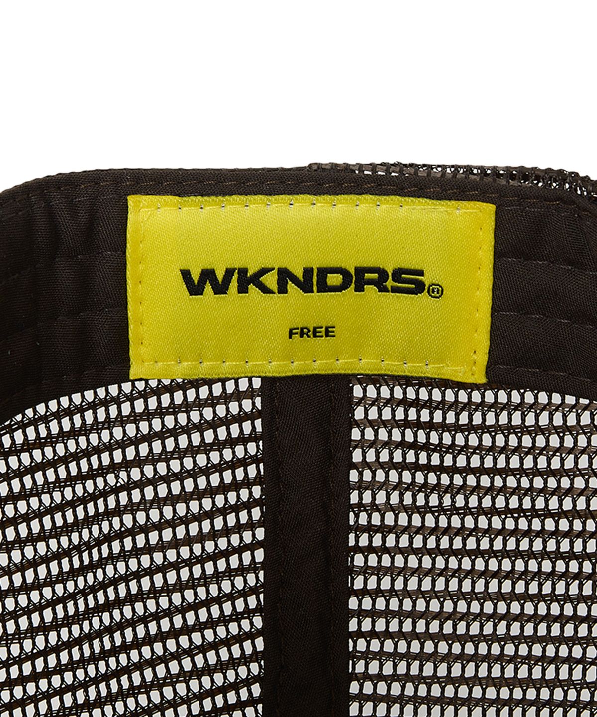 위캔더스(WKNDRS) SPRAY TRUCKER CAP (BROWN)