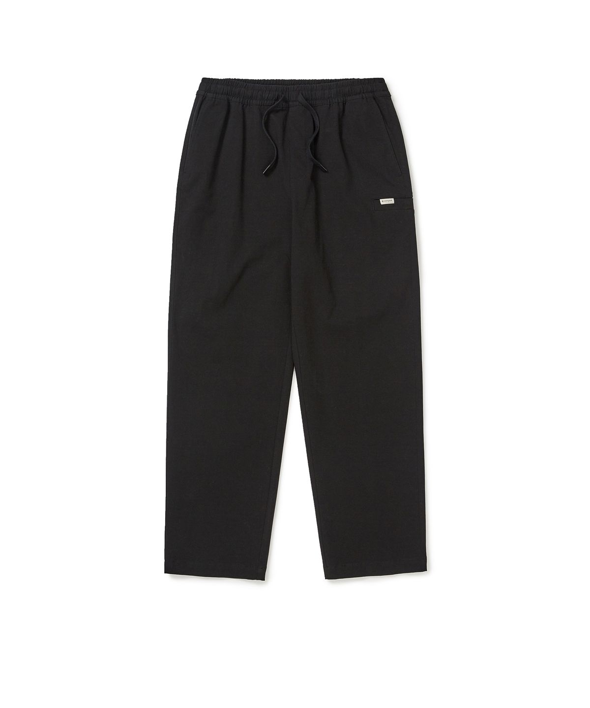 스노우피크 어패럴(SNOWPEAK APPAREL) 워크 원포켓 스트레이트 팬츠 (S25ZMDPT12) Black