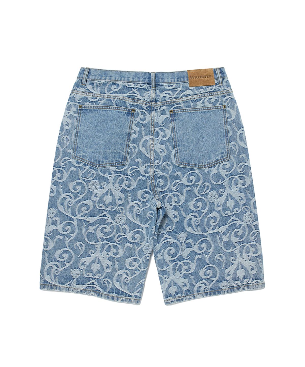 위캔더스(WKNDRS) ART NOUVEAU DENIM SHORTS (L.DENIM)