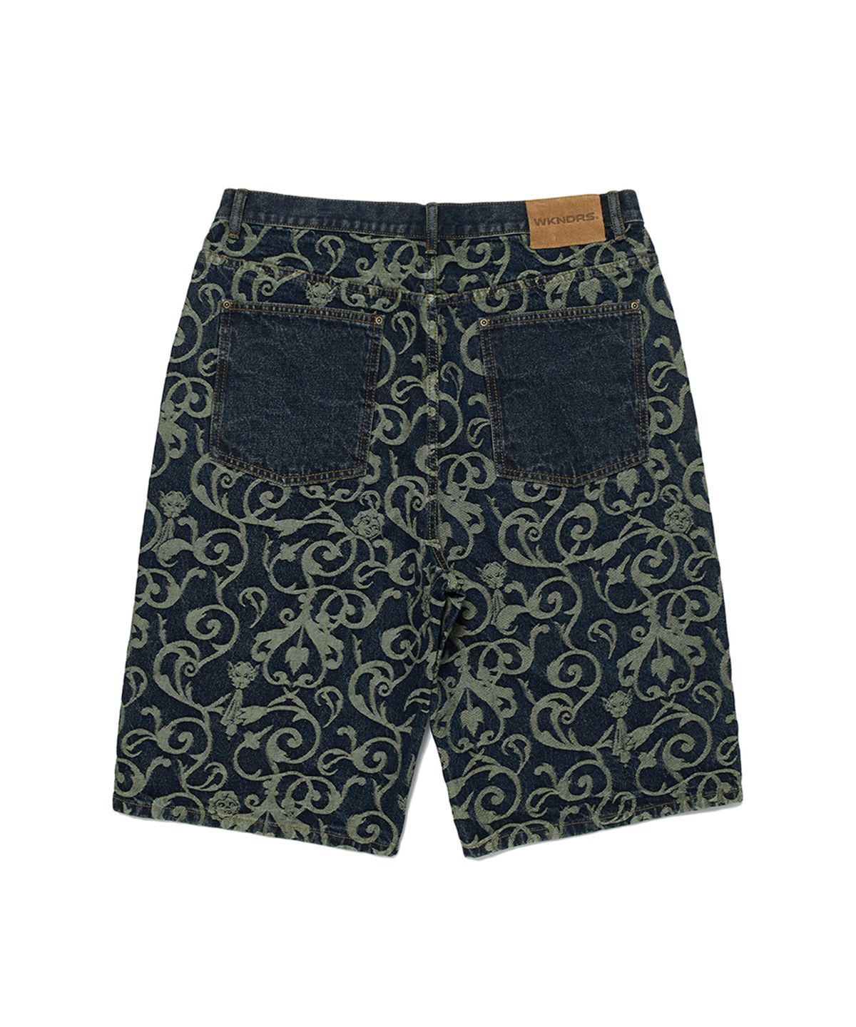 위캔더스(WKNDRS) ART NOUVEAU DENIM SHORTS (DENIM)
