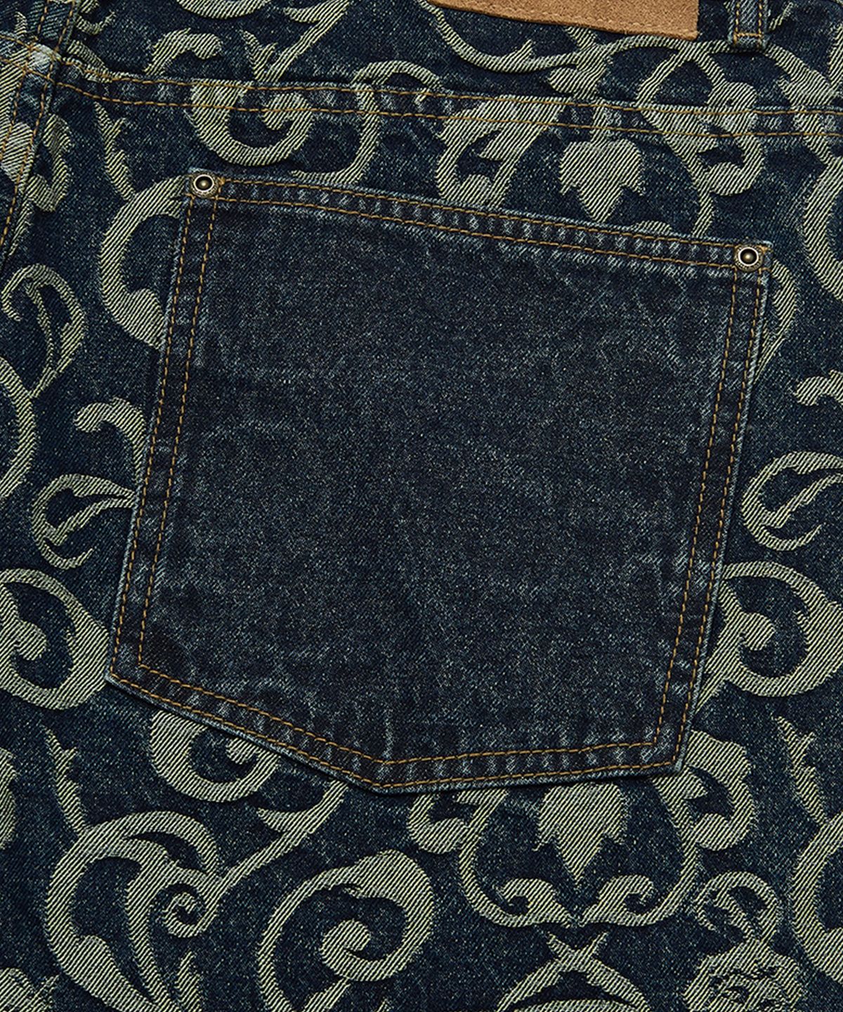 위캔더스(WKNDRS) ART NOUVEAU DENIM SHORTS (DENIM)