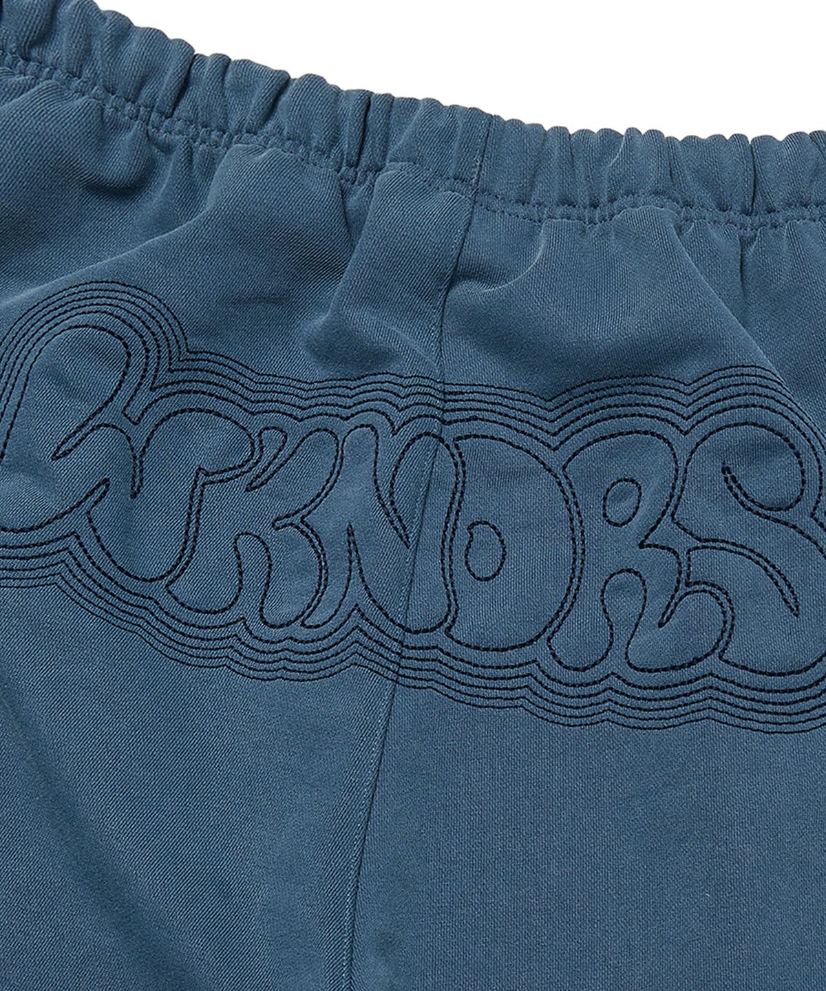 위캔더스(WKNDRS) PIGMENT DYED SWEAT PANTS (BLUE)