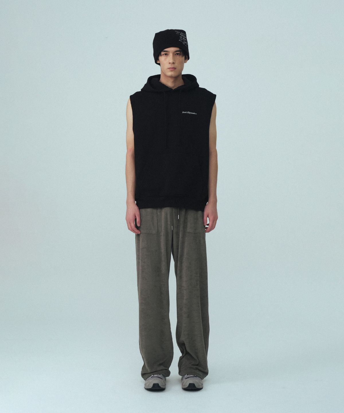 레스트앤레크레이션(REST&RECREATION) TERRY JOGGER PANTS - KHAKI