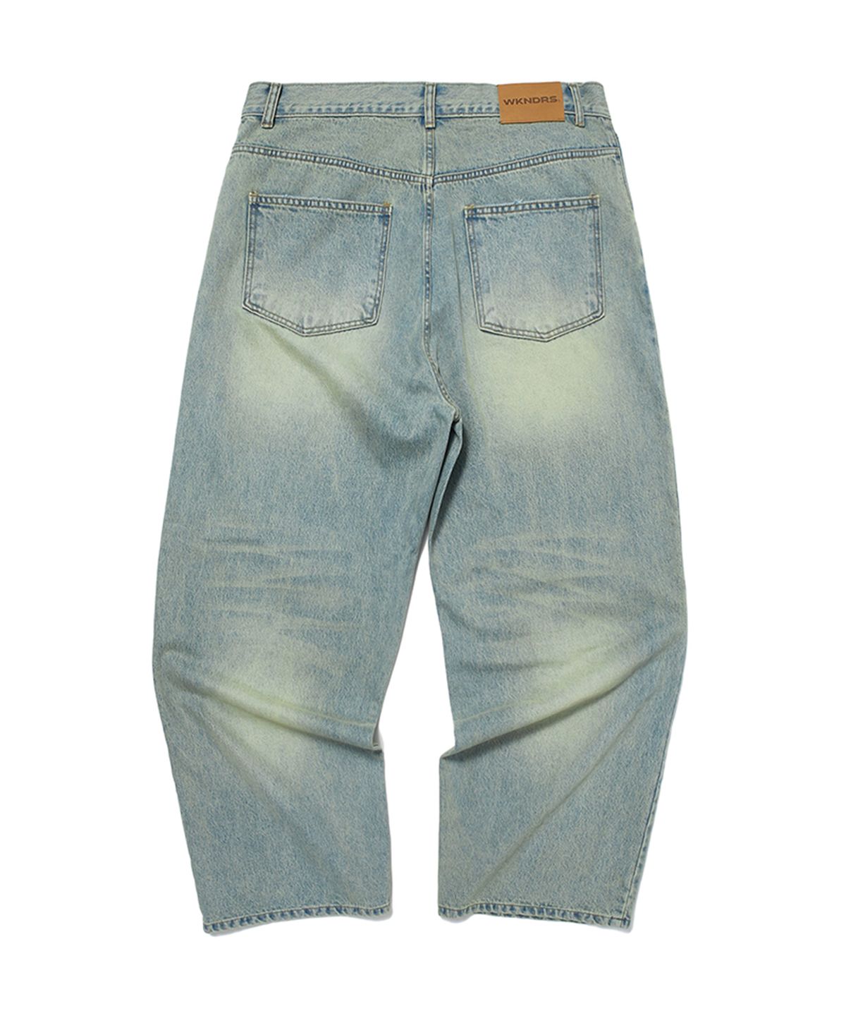 위캔더스(WKNDRS) STITCH DISTRESSED PANTS (S.DENIM)