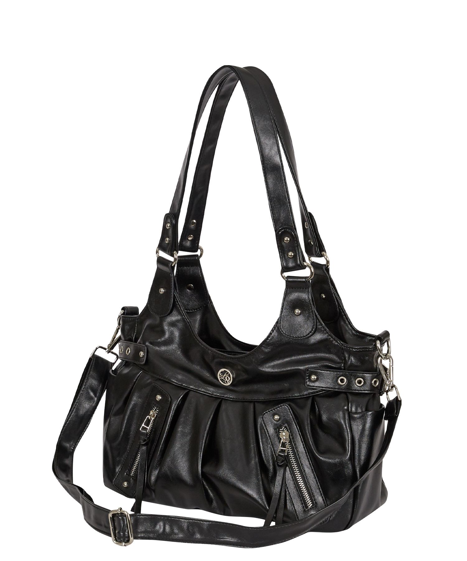 MUSINSA | ILLIGO Amber Buckle Shoulder Bag Black MUSINSA | ILLIGO Amber Buckle Shoulder Bag Black