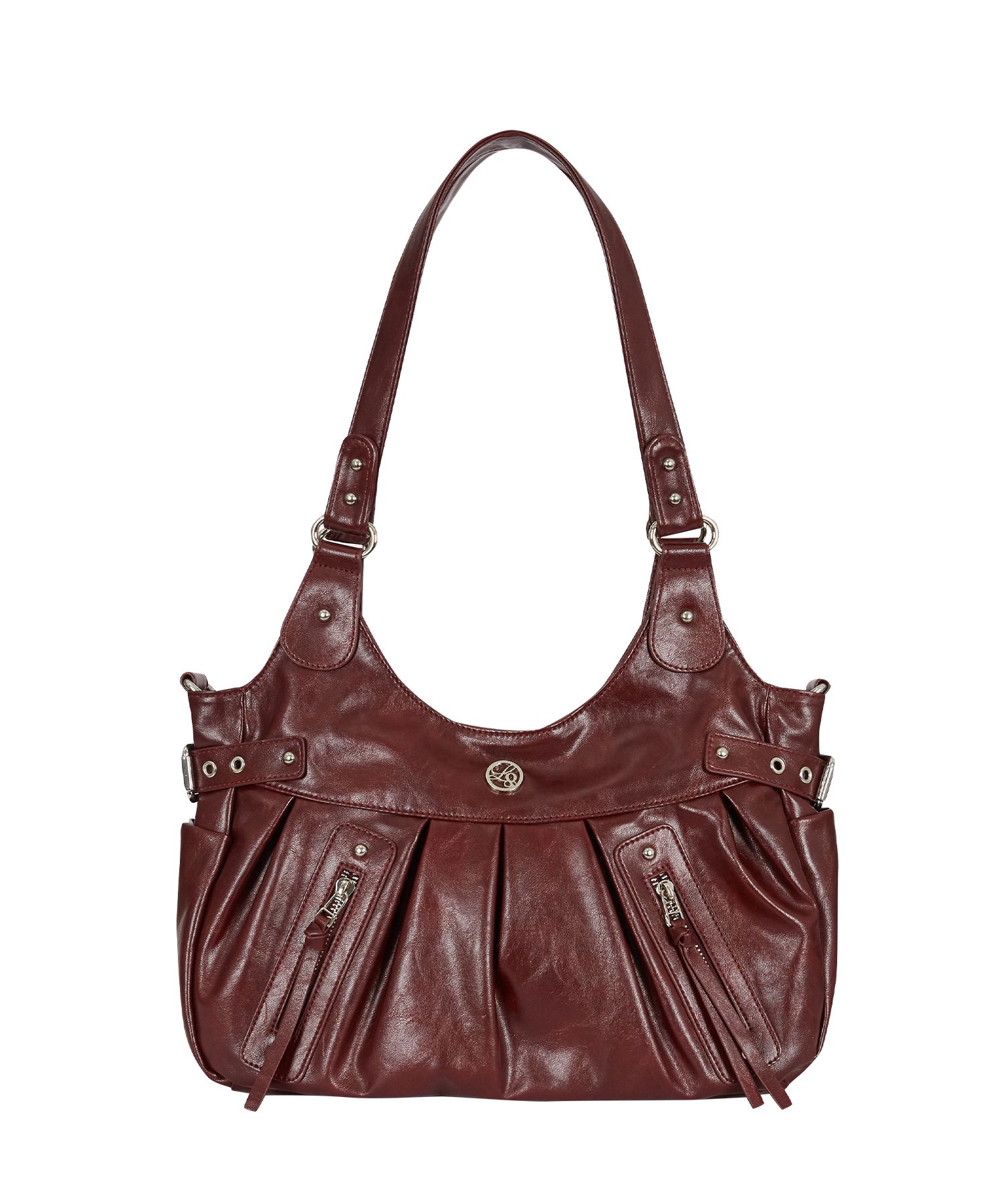 ★早期完売★ILLIGO★25SS Amber Buckle Shoulder Bag★関税込★ MUSINSA | ILLIGO Amber Buckle Shoulder Bag Burgundy