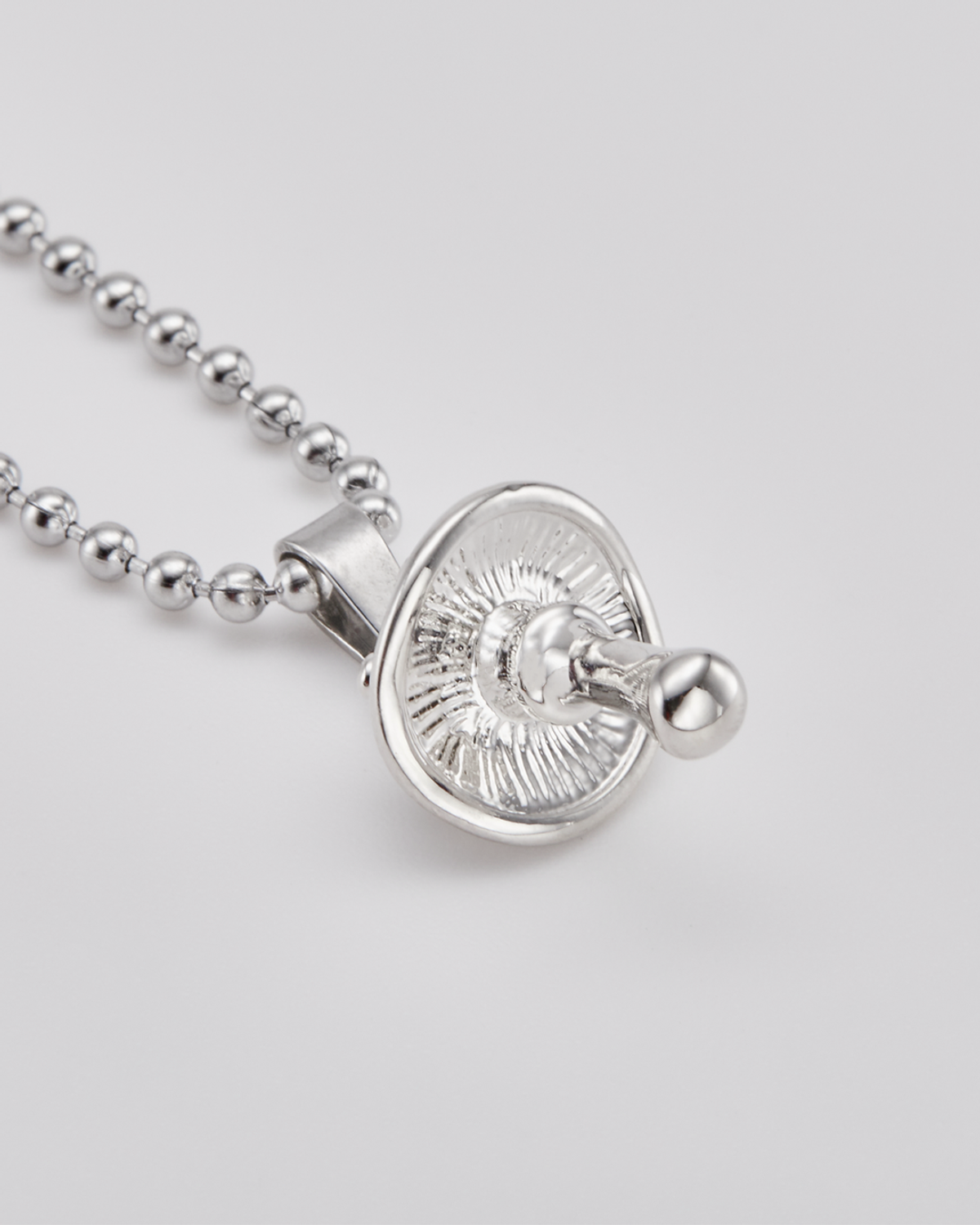 미디엄스(MEDIUMS) Magic Mushroom Necklace - Silver (매직 머쉬룸 목걸이)