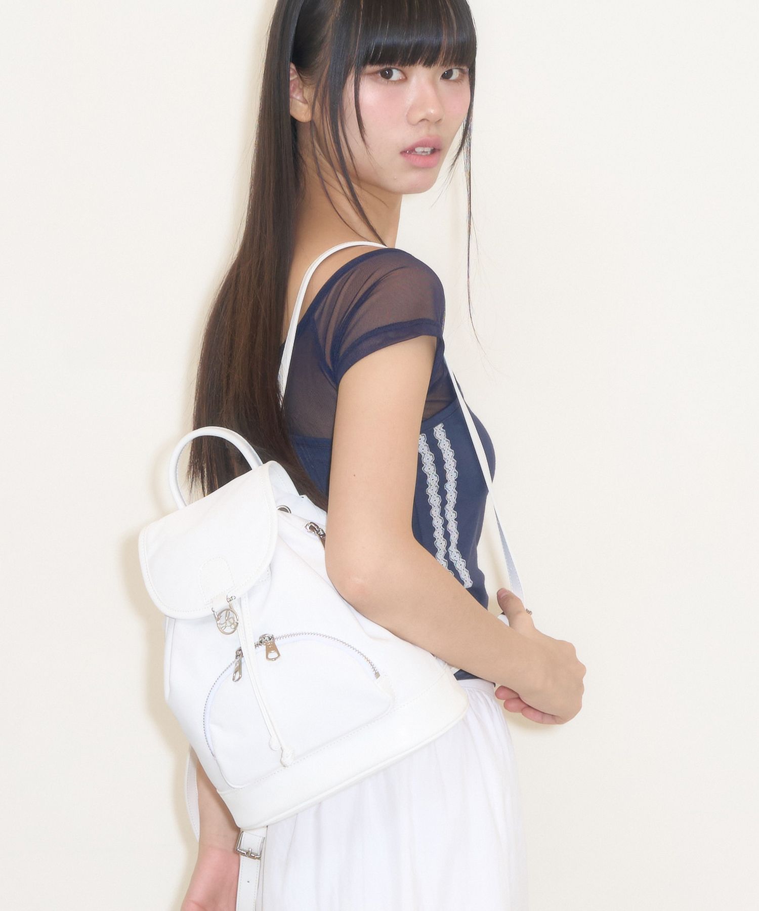 ●ILLIGO● Buddy Nylon Backpack Ivory 5013465742 MUSINSA | ILLIGO Buddy Nylon Backpack Ivory